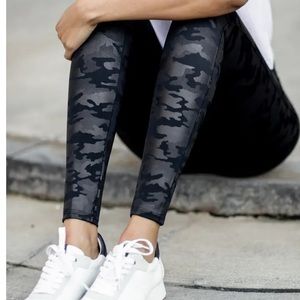 Spanx - Faux Leather Camo Legging
